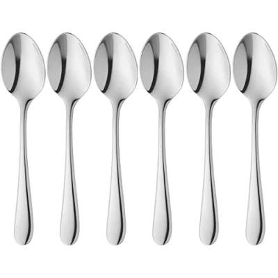 Immagine di WMF 1140966340 Merit 6 Cucchiaini da caffè in Cromargan Protect