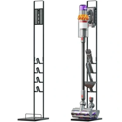 Immagine di vhbw supporto verticale, stander compatibile con Dyson V15s Detect Submarine aspirapolvere senza fili grigio scuro