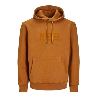 Immagine di R.D.D. Royal Denim Division Aiden Felpa con cappuccio, Uomo, Taglia: XL, Caramel cafã