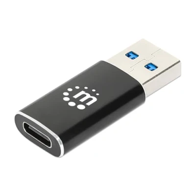 Immagine di Manhattan USB 3.2 Gen 2 (USB 3.1 2) Adattatore [1x Spina A 3.1) 1x Presa 1 3.0)] Stecker auf C Buchse