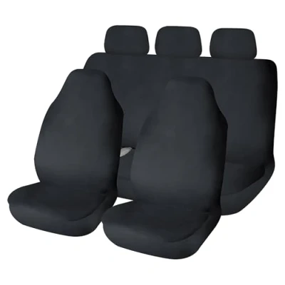 Immagine di Sakura SS5370 Set Completo di coprisedili e poggiatesta per Auto, Resistenti, Impermeabili, universali, Facili da Montare, Pulire