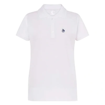 Immagine di S&amp;C Polo Donna Manica Corta Custom Fit Leggermente vestibilità Bordatura a Maniche e Collo Costine Made in Cotone Spagna, Bianco, L