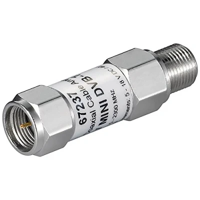 Immagine di Goobay 67237 Mini Amplificatore F a Cavo Coassiale 18 dB (DVB T/SAT)