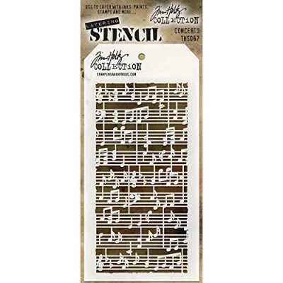Immagine di Stampers Anonymous Concerto Stencil, Trasparente