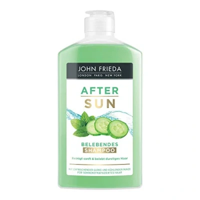Immagine di John Frieda Shampoo Doposole 250 ml con Cetriolo Rinfrescante e Menta Raffreddante
