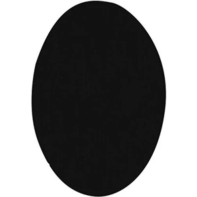 Immagine di ginocchiere elastiche per abbigliamento Toppe riparare i vestiti. 6 gomitiere o di 9 x 13 cm. Colore: nero