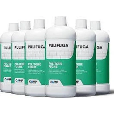 Immagine di CAMP PULIFUGA, Pulitore concentrato per fughe ottimo pavimenti e rivestimenti, Elimina annerimenti, macchie muffe, Pack 6x1lt