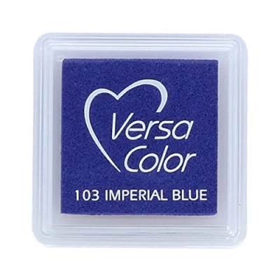 Immagine di Versasmall VersaColor Timbro a cubo Piccolo 25 x mm, Colore: Blu