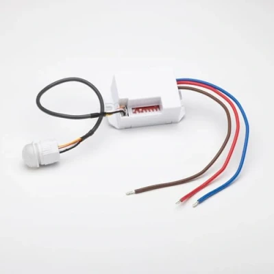 Immagine di YOUNLEN Interruttore Sensore a infrarossi,Mini Movimento Infrarossi per Interni 230V,Raggio di rilevamento 8 m 360 Con Crepuscolare,IP20, Bianco（2 Pz）