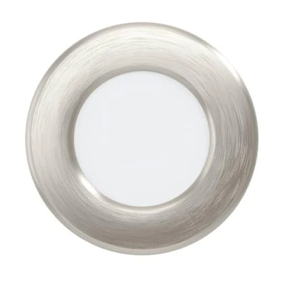 Immagine di Eglo Fueva 6 Faretto da incasso a LED, rotondo, soffitto, in plastica di colore argento e bianco, luce bianca calda fredda, diametro 11,7 cm