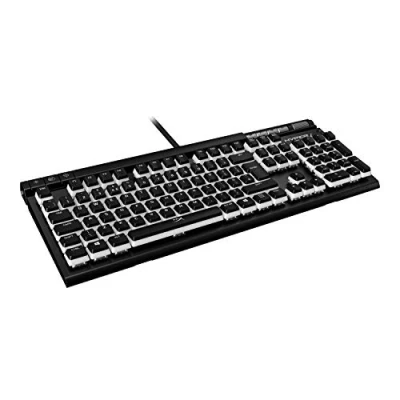 Immagine di HyperX Pudding Copritasti, Set Completo di Tasti Semitrasparenti, Realizzati in PBT, Resistenti a Usura, Attrito e Solventi, Font HyperX, Strumento Rimozione Layout Inglese, Nero