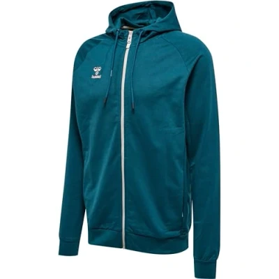 Immagine di Hummel Hmlmove GRID Felpa con zip, Uomo, Taglia: Small, Deep teal