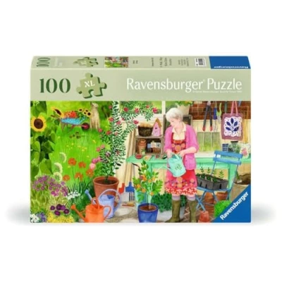 Immagine di Ravensburger 12001362 Puzzle anziani, con 100 pezzi maneggevoli, grande immagine e base per puzzle,