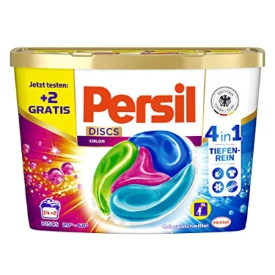 Immagine di Persil Color 4 in 1 dischi (16 lavaggi), detersivo per colori con tecnologia profondenpur Plus e freschezza di lunga durata, brillanti