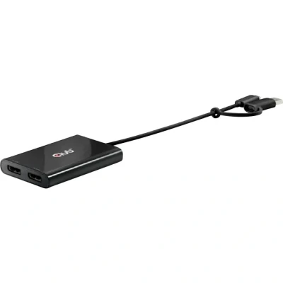 Immagine di club3D USB C® Adattatore [1x spina C®, Connettore di tipo A 2x Presa DisplayPort] CSV 1478 0.18 m