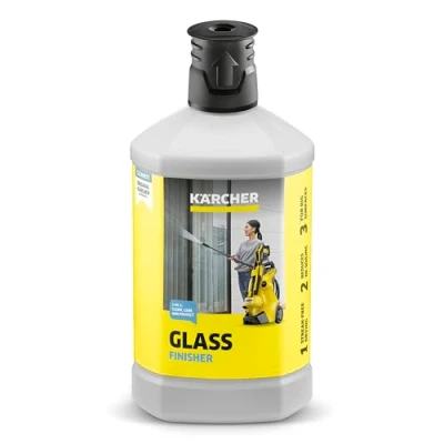 Immagine di Kärcher Detergente per Vetri e Verande 3in1 da 1L Utilizzabile sia il lavaggio a mano che integrare con sistema Plug&#039;n&#039;Clean delle Idropulitrici