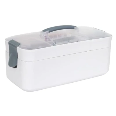 Immagine di LILY COOK 51523 Valigetta da Pasticceria 45 Pezzi Utensili, Acciaio Inossidabile, Bianco