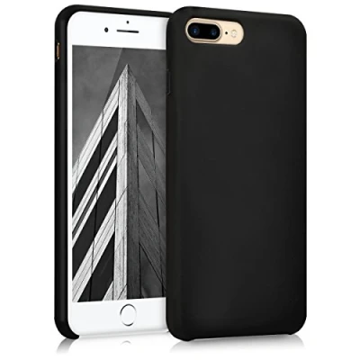 Immagine di kwmobile Cover per Apple iPhone 7 Plus/iPhone 8 Plus Custodia Back Case Smartphone in Silicone TPU Protezione Gommata nero