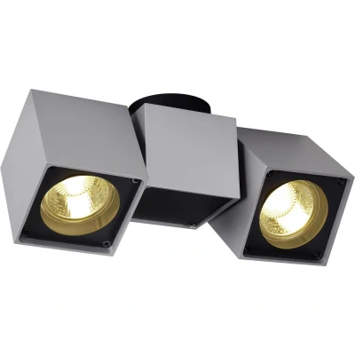 Immagine di SLV Altra Dice 151534 Faretto da soffitto Lampadina Alogena GU10 100 W Grigio Argento, Nero