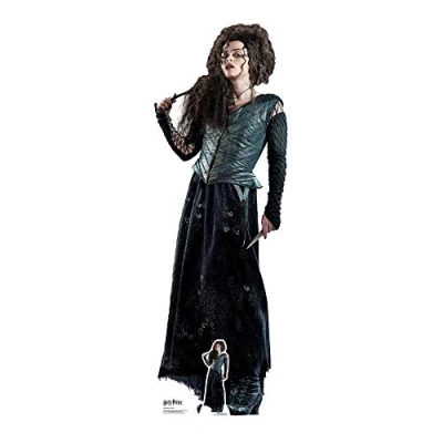 Immagine di STAR CUTOUTS from The Official Harry Potter Books Lifesize Cardboard Cutout of Bellatrix Lestrange 163 cm Tall Cartonato a grandezza Naturale, Libro Ufficiale, Altezza, Cartone, x 55