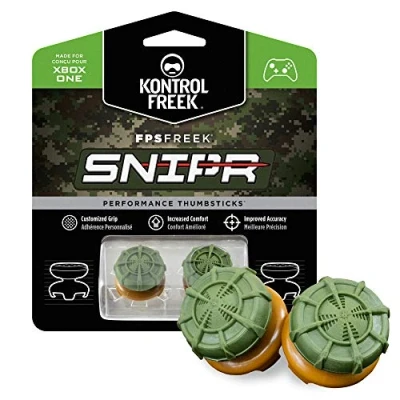 Immagine di KontrolFreek FPS Freek® SNIPR per PlayStation 4 (PS4) e 5 (PS5) 2 Performance Thumbsticks Alti Convessi Verde