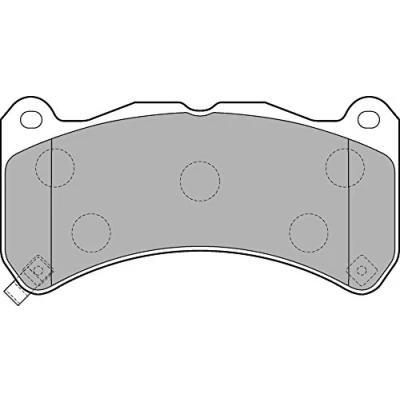 Immagine di DELPHI LP2211 Kit pastiglie freno con segnalatore acustico usura lamierino anticigolío senza accessori LEXUS: IS 2