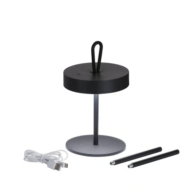 Immagine di FH Lighting Dord lampada da tavolo LED dimmer touch nero