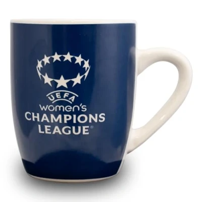 Immagine di UEFA UWCL, tazza da tè donna, con licenza ufficiale, per tè, caffè, ceramica, 325 ml, ottima idea regalo bambini e adulti