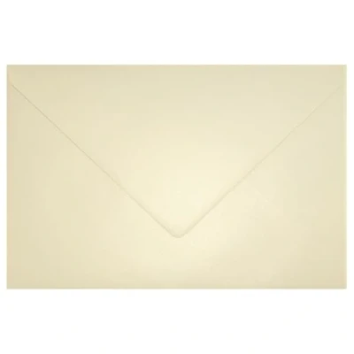 Immagine di Netuno 100 buste lettera colore avorio oro formato C5 162x 229 mm 120g Aster Metallic Gold Ivory perlate colorate effetto perlescente di lusso per partecipazioni biglietti auguri inviti