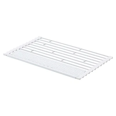 Immagine di YAMAZAKI home Tower Vassoio per stoviglie arrotolabile, colore: Bianco