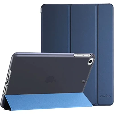Immagine di ProCase Custodia per iPad Mini 1/2/3/4/5, 7.9 Pollici Cover, Flessibile Morbida TPU Copertura Traslucida Smerigliata Ultra Sottile Blu Marino