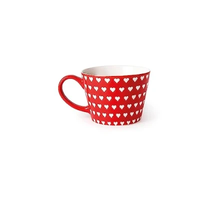 Immagine di Excelsa Enjoy Tazza Jumbo, Porcellana, Rosso, 1 unità (Confezione da 1) 415ml
