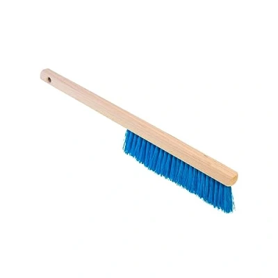 Immagine di ToM PaR Spazzola in Legno Manico ergonomico Setole Miste Non graffia Lungo infrangibile Si deforma per l&#039;auto la casa Lunghezza: 45 cm Blu