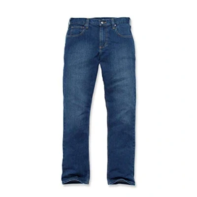 Immagine di Carhartt Jeans Cinque Tasche Vestibilità Comoda, Elasticità Extra Rugged Flex, Uomo, Blu (Acqua Fredda), 36W / 34L