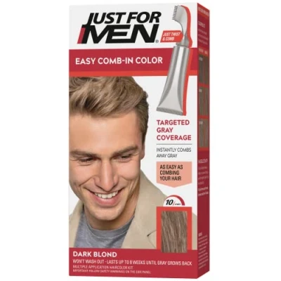 Immagine di Just for Men Proprio per gli uomini di autostop Comb in Colore dei capelli, biondo scuro