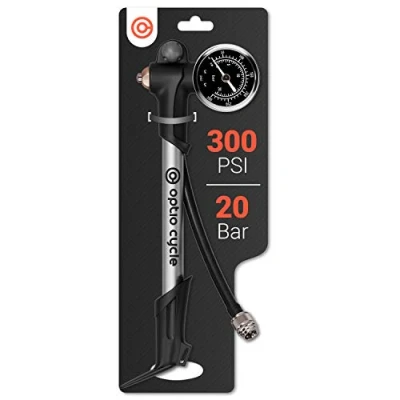 Immagine di Pompa Ammortizzatori Per Forcella MTB Optio Cycle Max 300 PSI/20 bar ad Alta Pressione Fox Rockshox Manitou Suntour