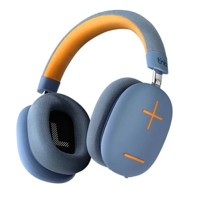Immagine di T&#039;NB Cuffie senza fili Circumaurale, comode e comprendenti, con connessione Bluetooth, audio stereo microfono incorporato, autonomia fino a 50 ore nero