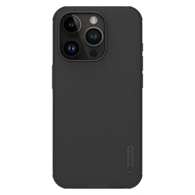 Immagine di Nillkin Super Frosted Shield Pro Custodia magnetica per Apple iPhone 15 Max, colore: Nero