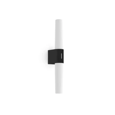 Immagine di Nordlux Applique LED da bagno Helva Double Basic, nero