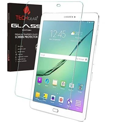 Immagine di TECHGEAR Vetro Antiriflesso Compatibile con Samsung Galaxy Tab S2 9.7&quot; (SM T810 Series) Autentica Pellicola Protettiva Opaca in Temperato