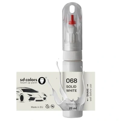 Immagine di SD COLORS Pennello per ritocchi bianchi 068, 20 ML, la riparazione dei graffi (just paint)