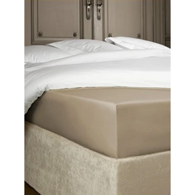 Immagine di De Witte Lietaer Bumblebee Lenzuolo in cotone, 80 x 200 30 cm, colore: Talpa