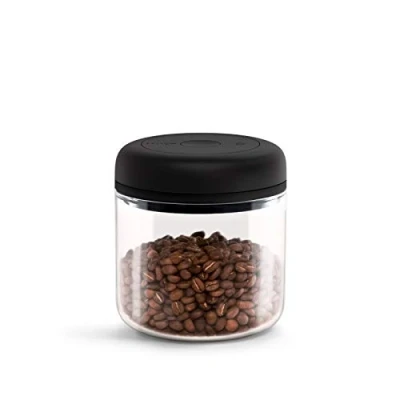 Immagine di Fellow Contenitore per il vuoto la conservazione di caffè e alimenti, pompa integrata, chiusura ermetica 0,7 litro Vetro trasparente