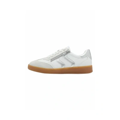 Immagine di MARCO TOZZI Damen Sneaker 2 23739 44, Scarpe da Ginnastica Donna, White/Silver, 39 EU