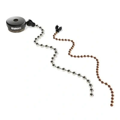 Immagine di Evans Cymbal Pack Sizzler Two Chain Include piatto Sizzler, rondella in feltro, catena Sizzle Large Sound, Small Soft Suono del senza fori o rivetti
