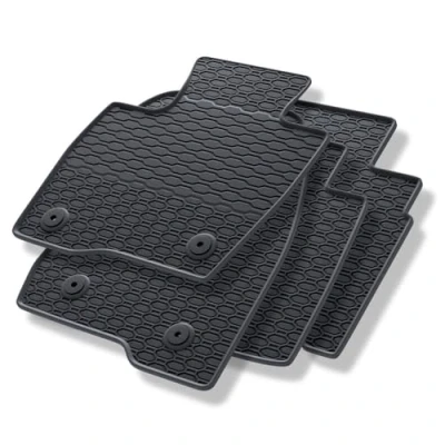 Immagine di Mossa Tappetini auto in gomma compatibili con Ford S Max II (2015 2023) tappeti neri