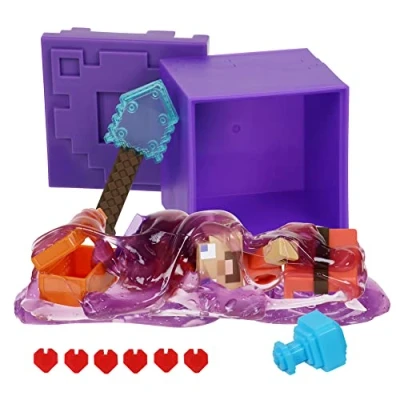 Immagine di TREASURE X 41675 Caves &amp; Cliffs. Overworld Minecraft, scopri 10 livelli di avventura e 12 personaggi da collezionare. Troverai il vero tesoro immerso in oro, multicolore