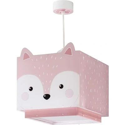 Immagine di Dalber Lampada da soffitto Little Fox, a forma di volpe Rosa