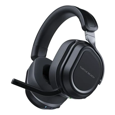 Immagine di Turtle Beach Stealth 700 Nero PlayStation Cuffie da Gioco Wireless w/ 80hr Batteria, Altoparlanti 60mm, Doppi trasmettitori &amp; Bluetooth per PS5, PS4, Nintendo Switch, PC Mobile