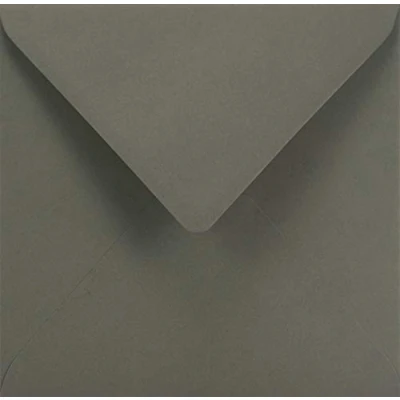 Immagine di Netuno 25 buste lettere colorate quadrate Antracite 153 x mm 115g Sirio Color per eleganti inviti matrimonio compleanno battesimo biglietti auguri invito